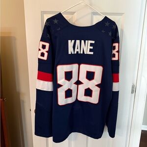 Nike XL Dark Blue Team Jersey USA Kane Hockey